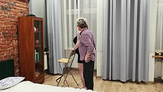 A Romantic Married Couple Returns From the Theater and Begins to Enjoy Each Other. They Kiss, Lick Pussy, and Have Sex