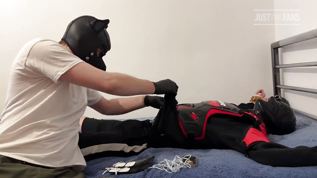Twink in Mx Gear Gets Tormented