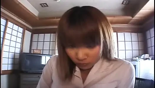 Stunning Hot Japanese Babe Getting Her Hairy Pussy Fucked