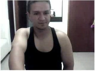 Straight guys feet on webcam #371