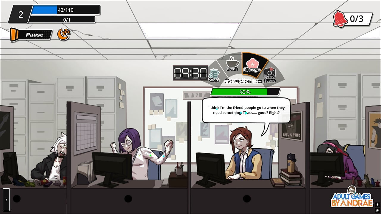 Femboy Ghost Gameplay Part 1 - Discreet Masturbation at Work