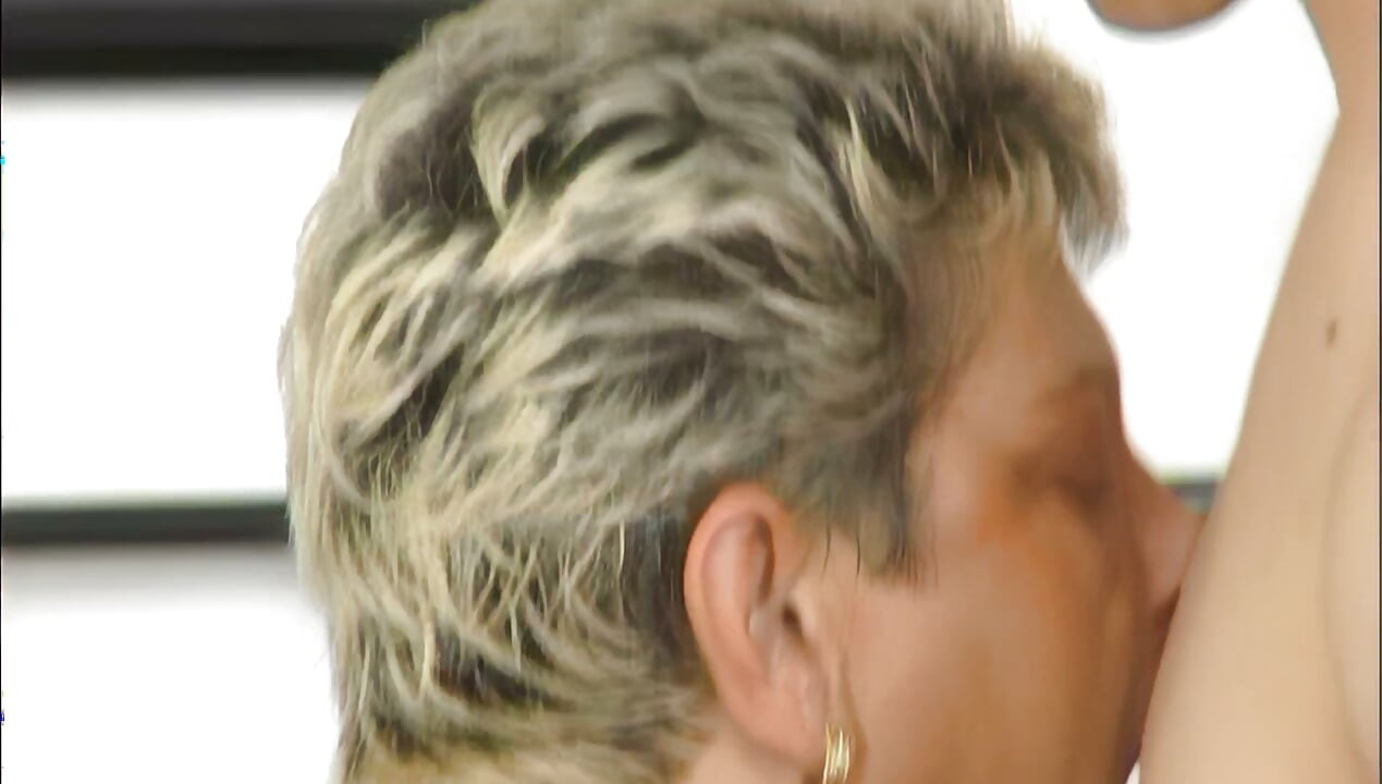Stockinged GILF Rides Young Cock in Every Position