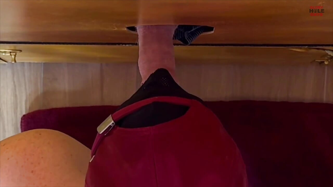 Stepdaddy Cock with Horny Uncut Cock at Gloryhole