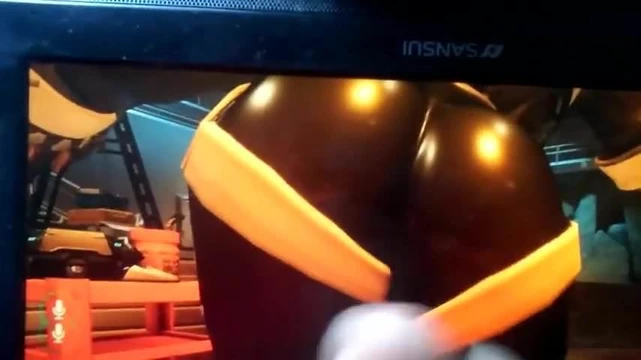 Cum Tribute - Tracer's Sporty Ass