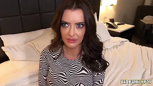 BadFamilyPOV - грудастая милфа сосет и трахает своего пасынка, чтобы поддержать ее ложь