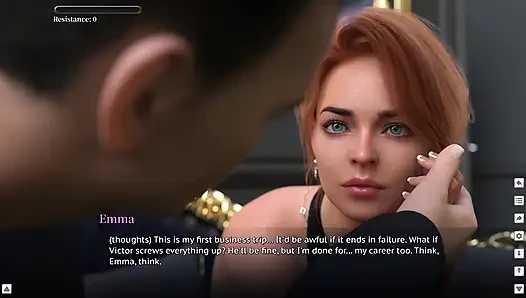 Boundaries of Morality - the Paris Business Trip with Victor: Will Emma Cross the Line? Part 2