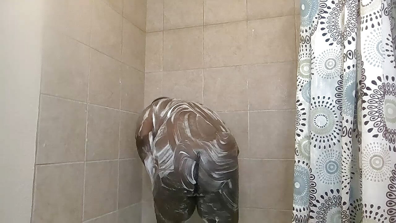 Mid-day Shower lathered up