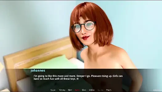 Verraten # 4 - Johannes fickt scarlette ...  Johannes wurde zur Frau ... Johannes bekam spielzeug und fing an, mit sich selbst zu spielen
