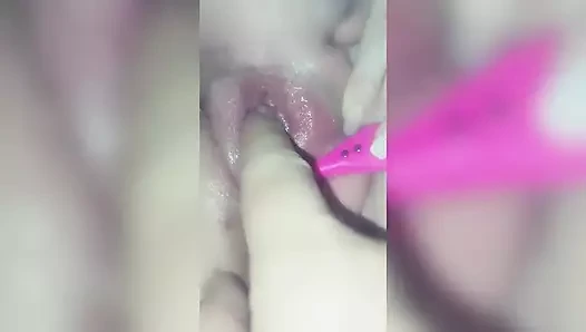 Ive got fingered while i got a toy inside and it was amazing great orgasm