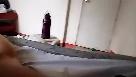 Flood of sperm in her ass