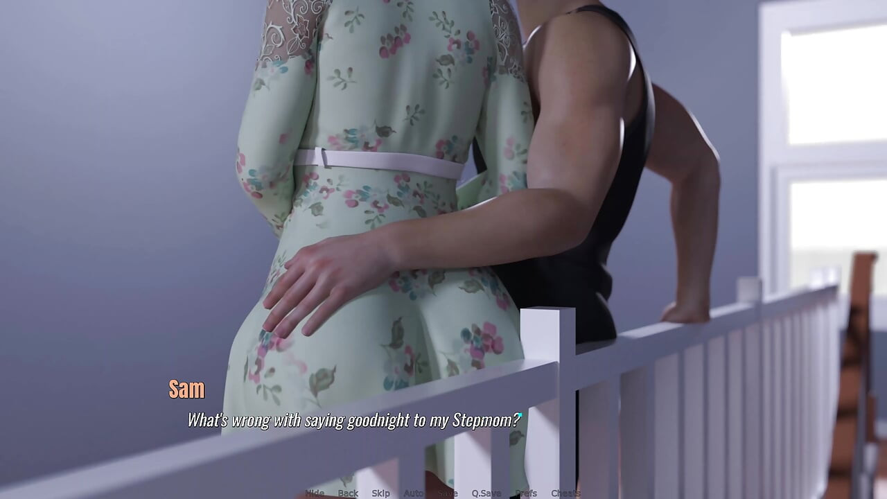 Awam MILF Amelie Real Suck - Część 10 - Amelie połyka Sama głęboko w sypialni, podczas gdy Davie w pokoju obok