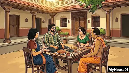 Pushpa and Srivalli Sex with thier own house