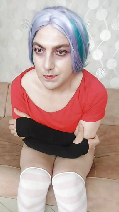 카우걸 스타일 화려한 의상 달콤한 크로스드레서