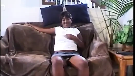 Black cheerleader enjoys big black dick