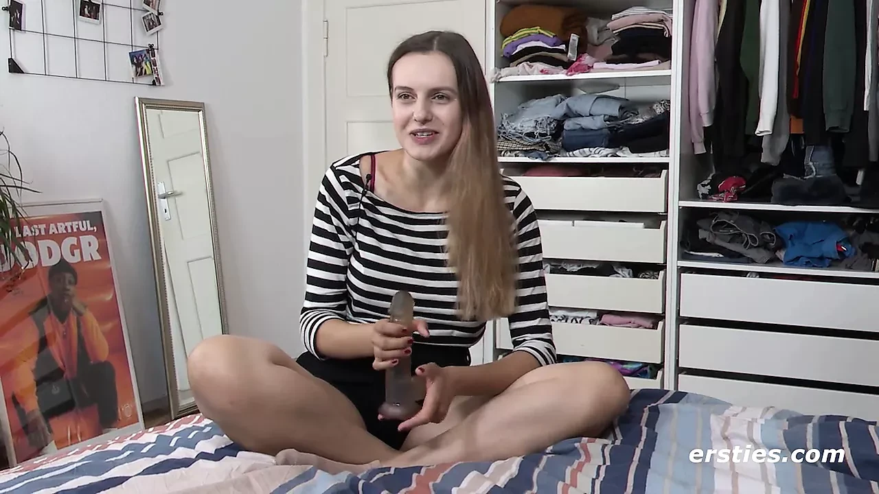 German Studies Student Lauren Rides her Dildo