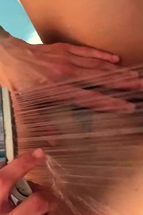 Peeping on Neighbor Wife Showering and Shaving Her Holes