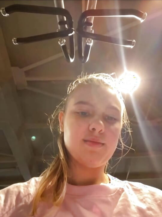 Jucielussie workout in the gym