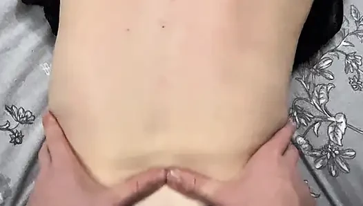 She asked me to give her a massage, but I couldn't resist and fucked her.