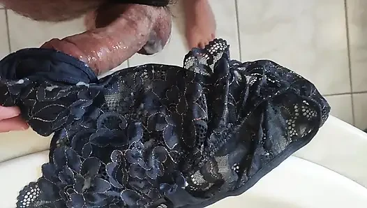 Small thong size 36 grabbed from the sister-in-law's laundry bin