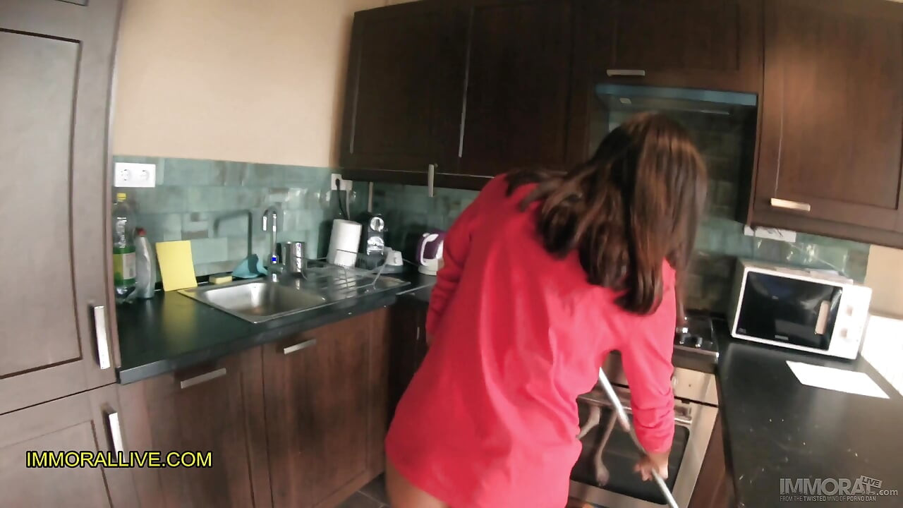 Annoying step bro makes Stepsis Christmas fair deal she can not refuse – Juicy booty Latina rimming