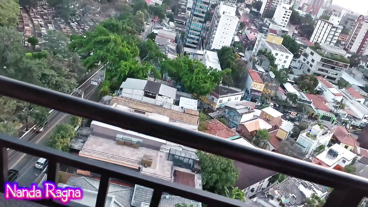 Hot Blonde Got Her Pussy Fucked on the Balcony While Watching a Beautiful Sunset