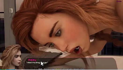 История Haley No 14 - Адриана и Хейли имели сексуальный момент у бассейна... Йоханнес трахнул Адриану.