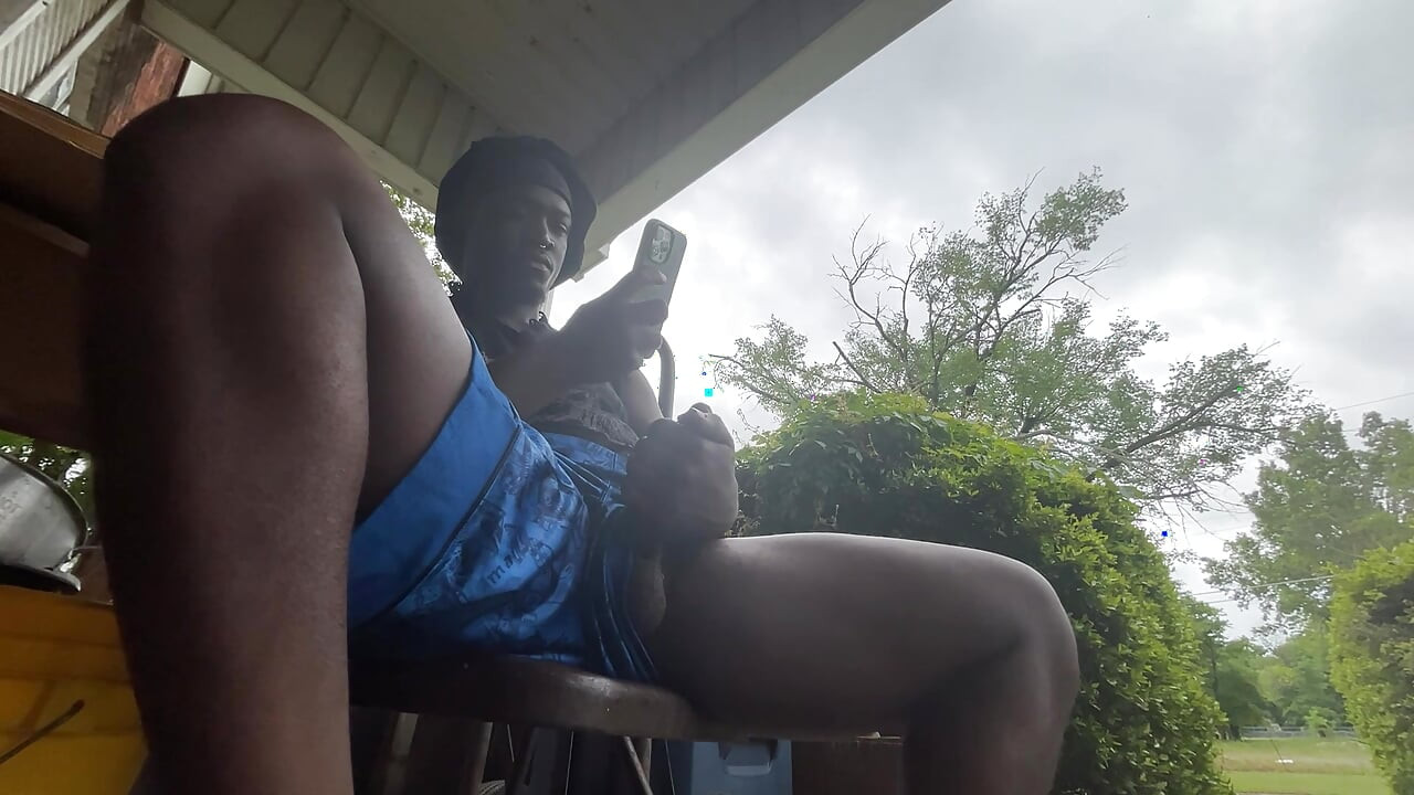 I Got Up Early In The Morning Just So I Can Have A Gooning Session On The Front Porch With Me Nutting