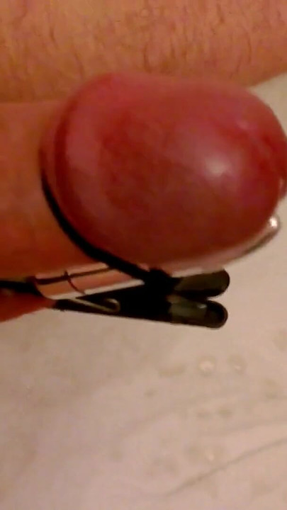 Stunning moment from "Pegged Balls and Hands Free Cumshot"