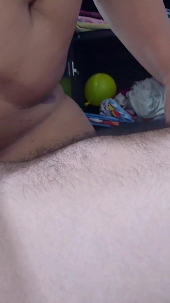 Must-share moment from "Keilimar jumped fast down his cock he was so hungry that he put it all in"