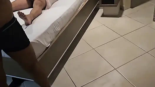 Hot Wife in Sex with Stranger They Met at Swinger House in Pr