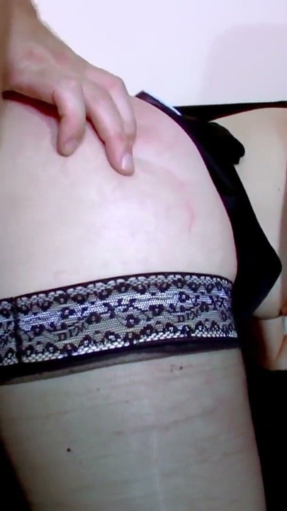 Rough hardcore anal sex with the french maid Steph Debar with the girlfriend watching | Clip 1