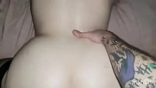 Анальное развлечение с окончанием