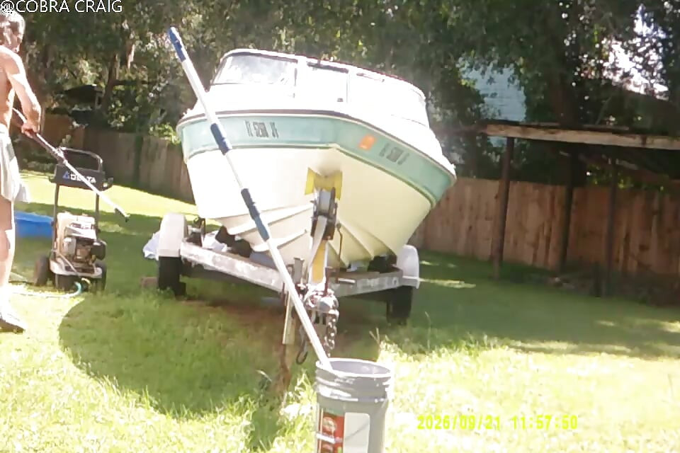 9-21-26 COBRA STARTS THE BOAT THE WHOLE TIME BIT CH ING THE LADY NEXT DOOR IS A HI IQ MORON AND THE LOVE BUGS.