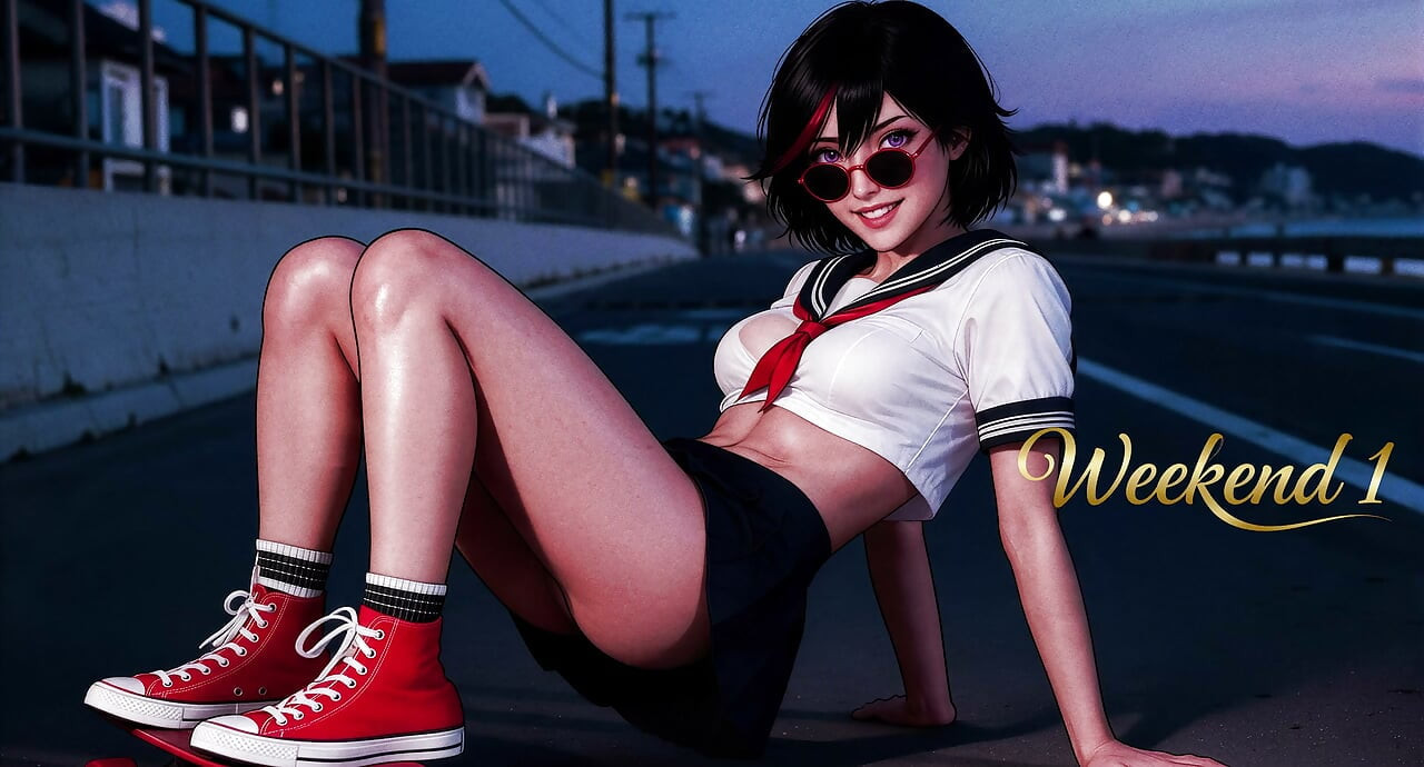 Olajozott tini „Ryuko” lovagol, amíg csöpögő creampie nem lesz belőle (1. hétvége) - ChoompiXXX