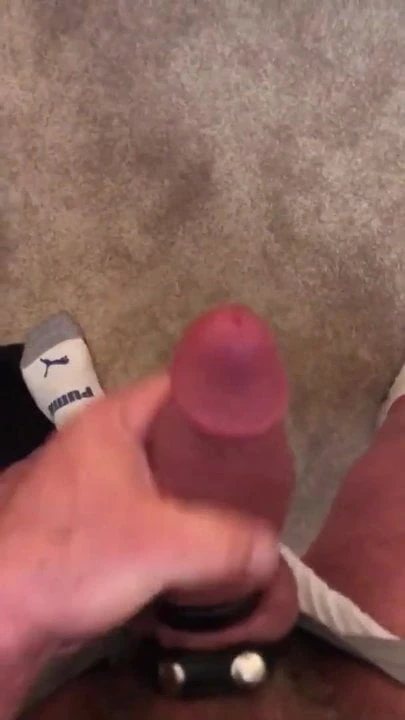 Step Dad shot shot finely on the carpet