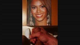 Stroke & cum tribute to beyonce knowles