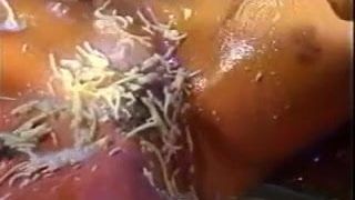 Klassieke porno met pasta