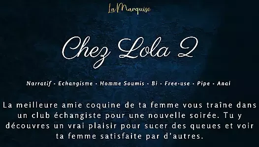 French Audio Story - You're free-using in the swingers' club with your wife