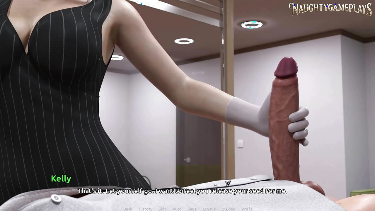 Futa Healthcare 01 av FatsoCat - Sexig Futanari MILF älskar Mans enorma kuk - 3D Futa Trans Porrspel