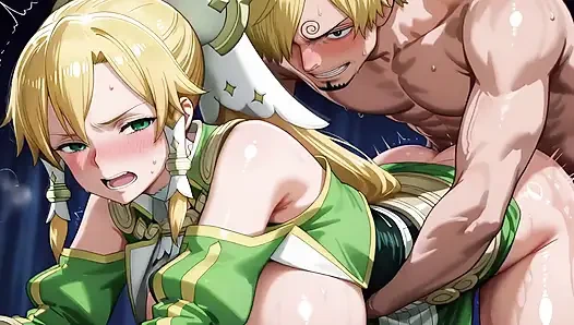 Sanji (op) x leafa (sao)