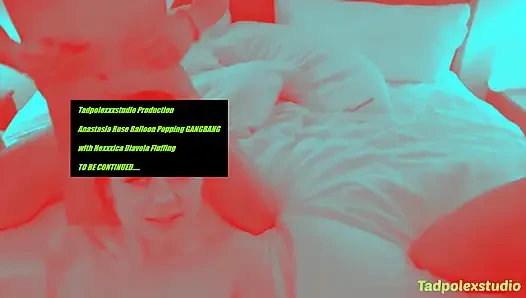 Anastasia Rose Ballon Трахает В Гэнгбэнге С Анальным Кримпаем, Часть 1