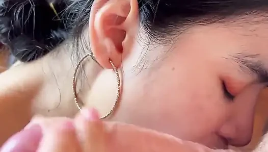 Petite Skinny Asian Gets Ravaged by Big White Cock