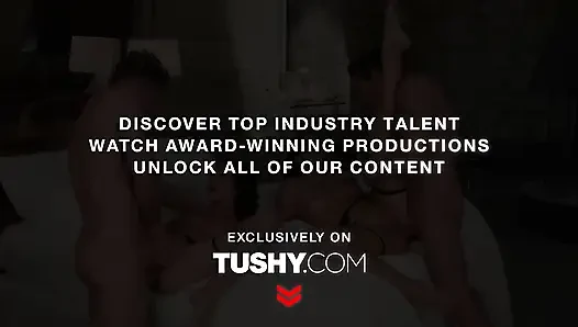 Tushy, si cewek hot rambut merah megan longoria udah nggak tahan untuk di-anal habis-habisan