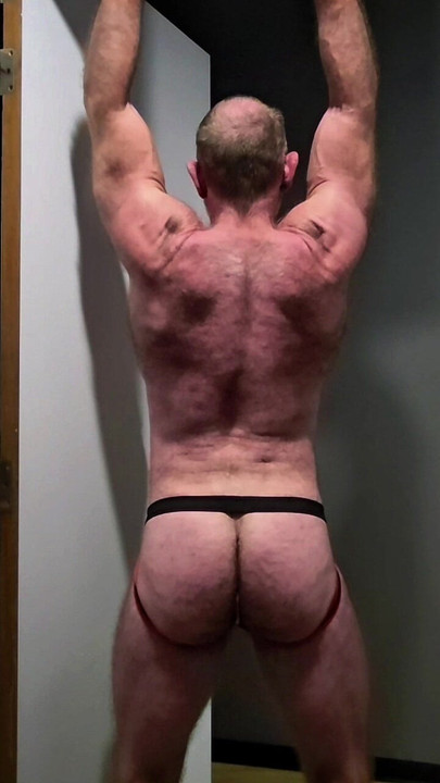 Muscle in Jockstrap