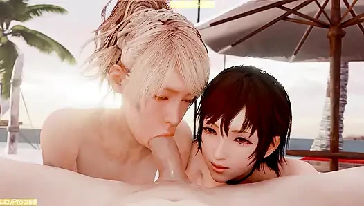 Son fantezi xv ff15 - plaj partisi grup seks 2024 tam renk not verme wm (ses yok) lazyprocrast animasyon 3d hentai