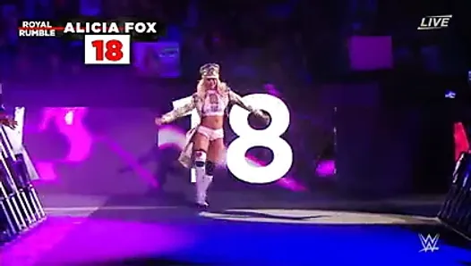 Alicia Fox - 2019 Wwe Royal Rumble, вход
