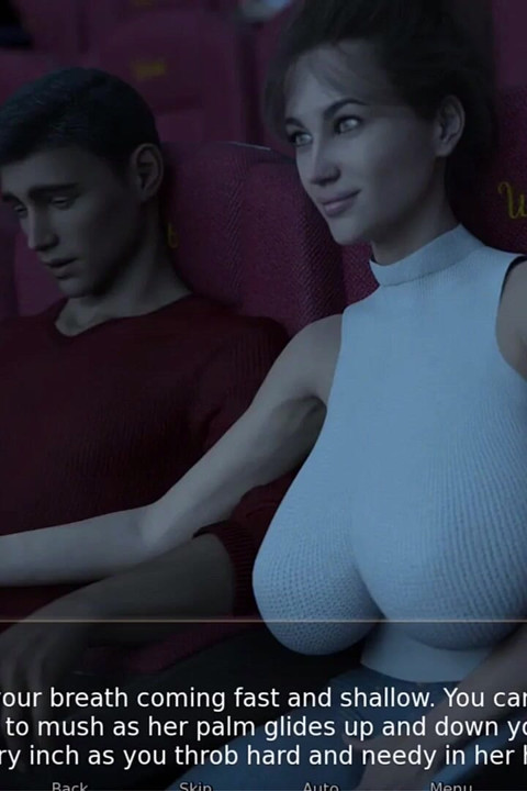 MILF Stepmom's Handjob in Dark Movie Theater - Shadows of Deceit - E08 Special