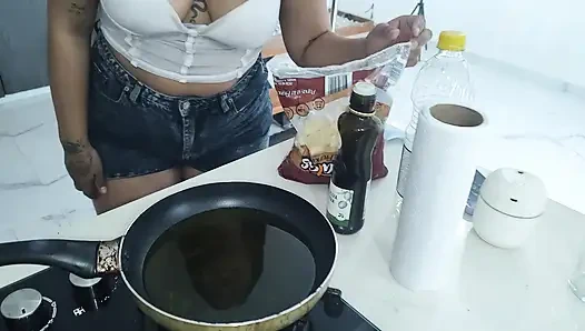 Masak bareng cummy bear