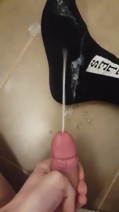 Cum on socks