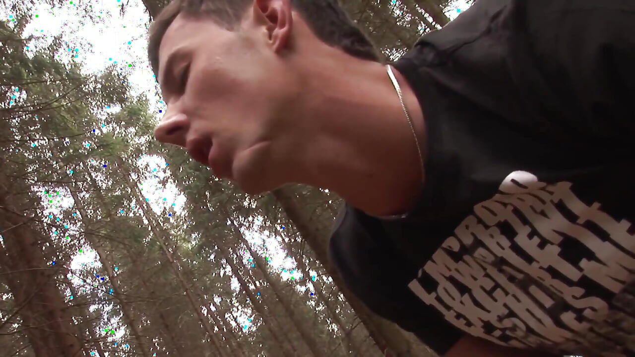 Exclusive video Bareback: Horny guys with hard cocks love to fuck in the woods